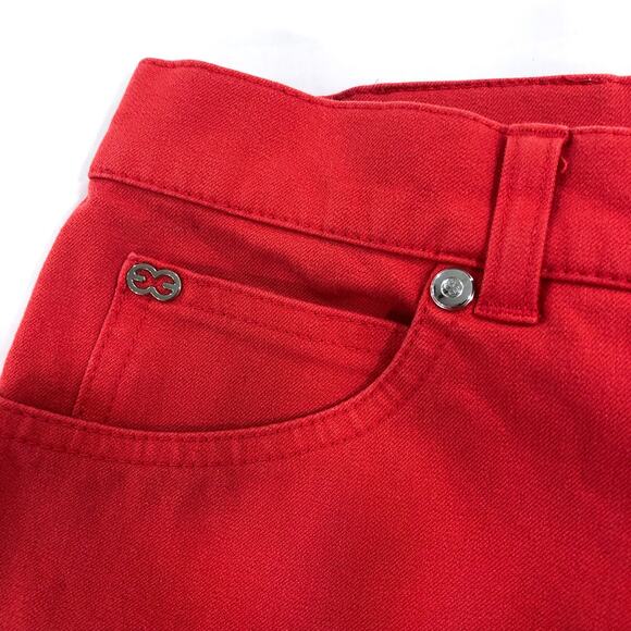 Escada Coral Raw Hem Denim Pants - Picture 5 of 14